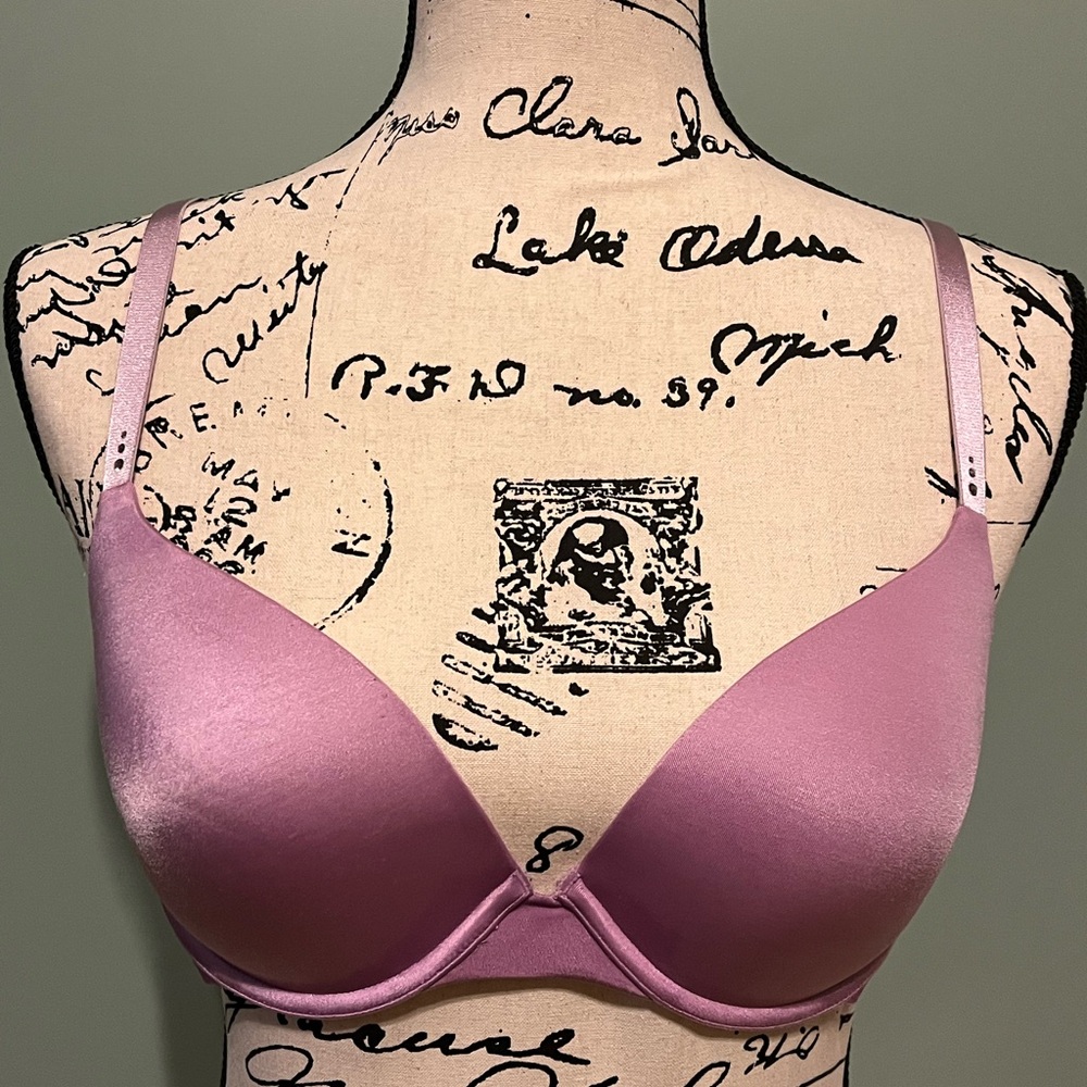 Victoria's Secret Pink Biofit Bra with Underwire & Rhinestone Accents